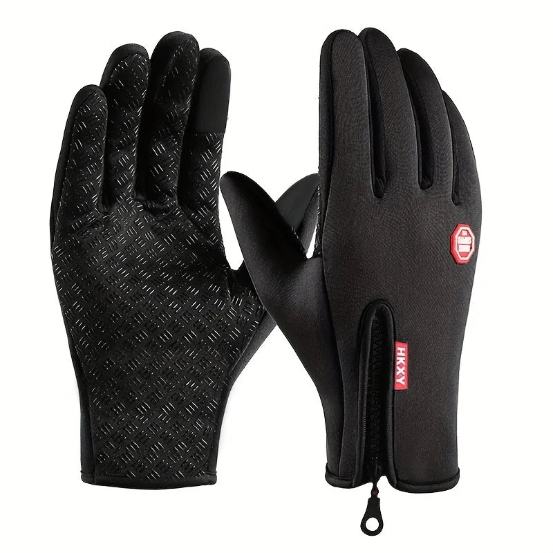 Warm Winter Gloves - Unisex - Outdoor, Cycling, Driving, Motorcycle, Cold Gloves Windproof Non Slip Gloves