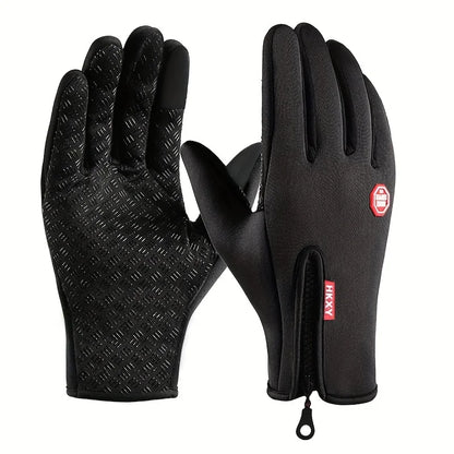 Warm Winter Gloves - Unisex - Outdoor, Cycling, Driving, Motorcycle, Cold Gloves Windproof Non Slip Gloves